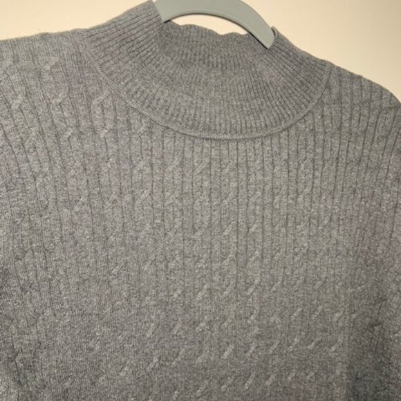 Talbots Women's Plus Size Preppy Classic Chunky Cable Knit Pullover Sweater - 3X - Picture 3 of 6